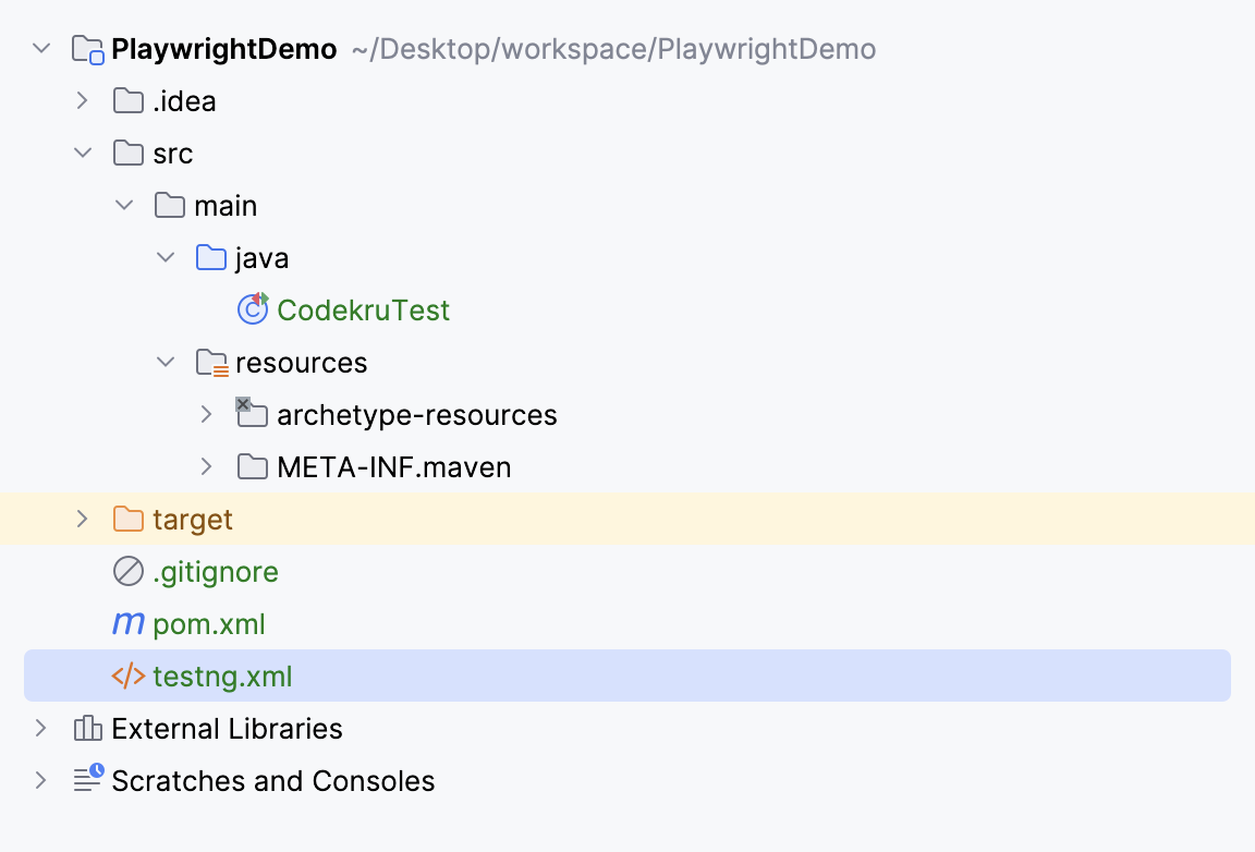 Project structure